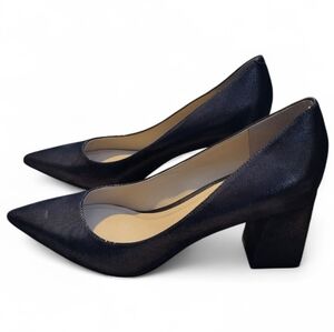 Marc Fisher Zala Block Heel Pointy Toe Pump - Size 10